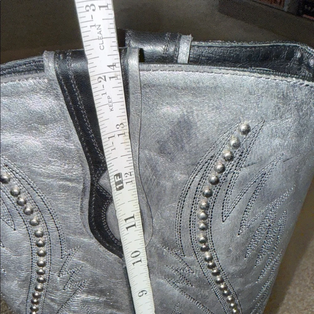 Idyllwind by Miranda lambert cowgirl boots silver with studs size 11 - Picture 8 of 9